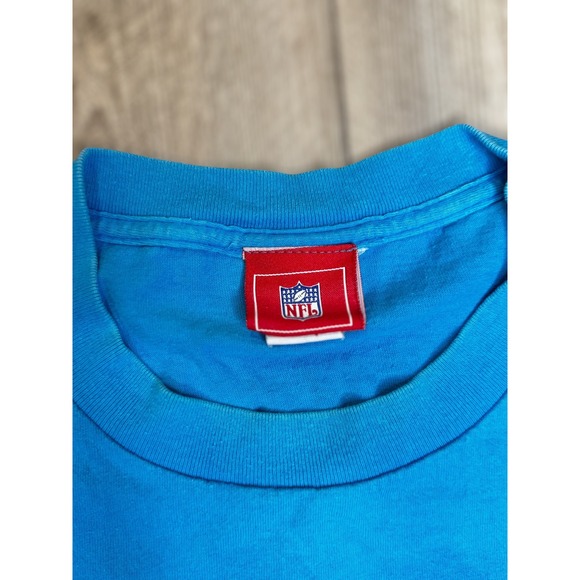Carolina Panthers NFL Football Conference South Division Mens TShirt Blue - Picture 5 of 5